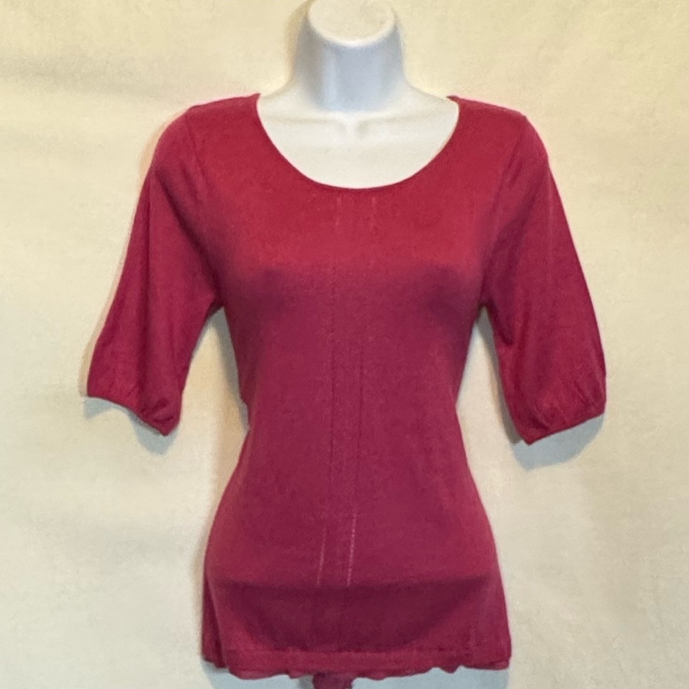 F-66 Gap‎ Pink Short Sleeve Pullover Sweater Size XS